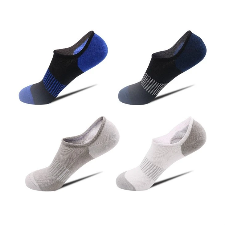Short Socks With Silicone Anti-Slip Grips